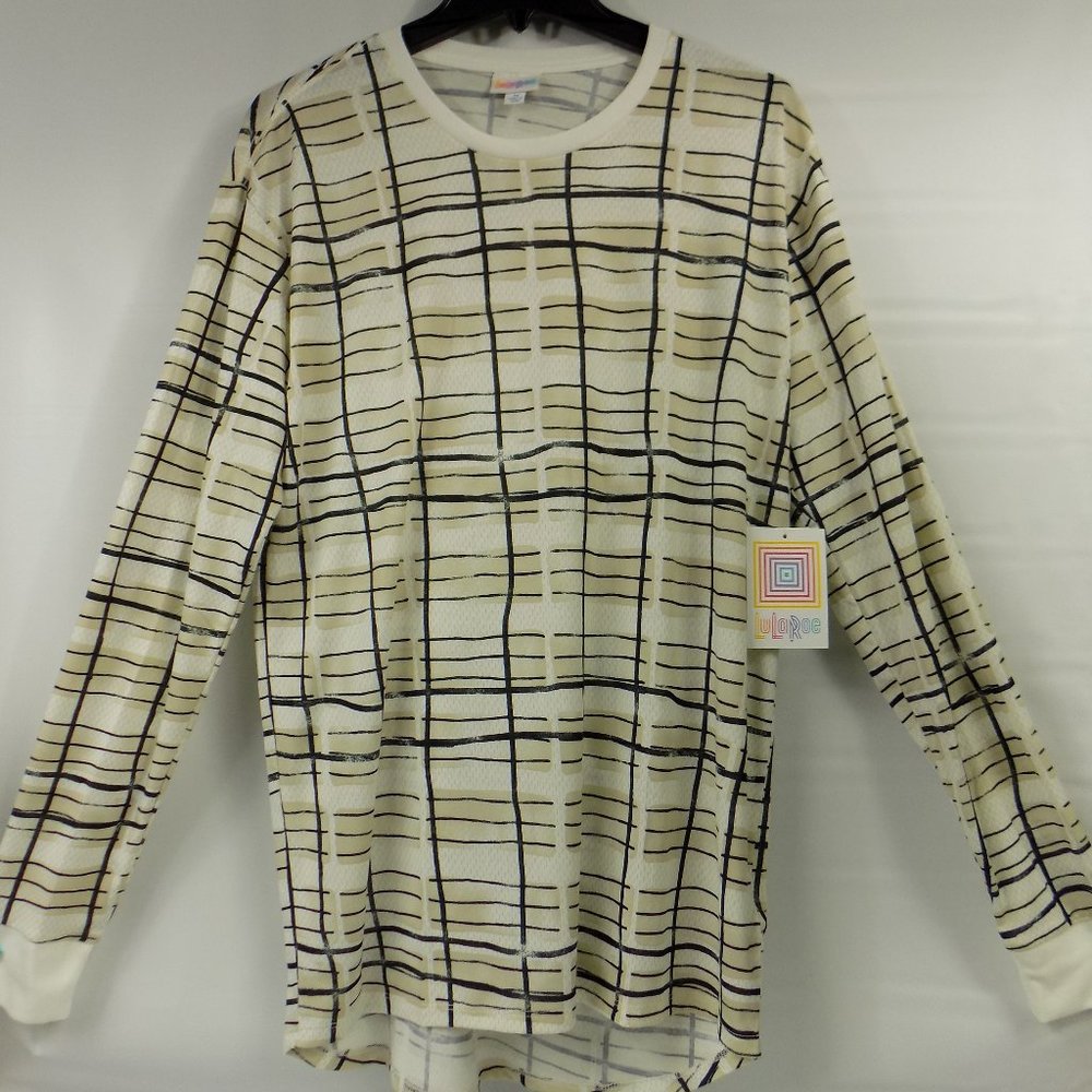 LuLaRoe Hudson Long Sleeve Womens Top Size M NWT